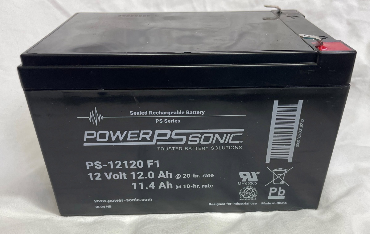 Power-Sonic PS-12120 Battery 12v 12Ah